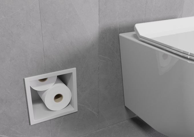 WC-paberihoidjad valged