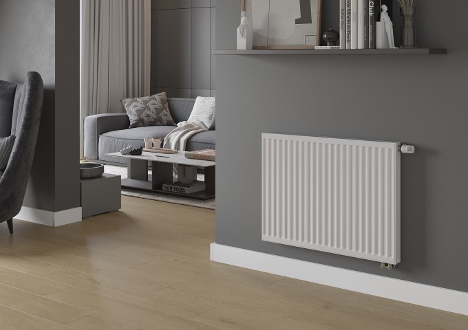 radiaator alumise ühendusega