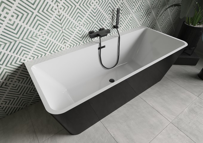 modernne Vaba seisva seinaga vann 170x80 cm