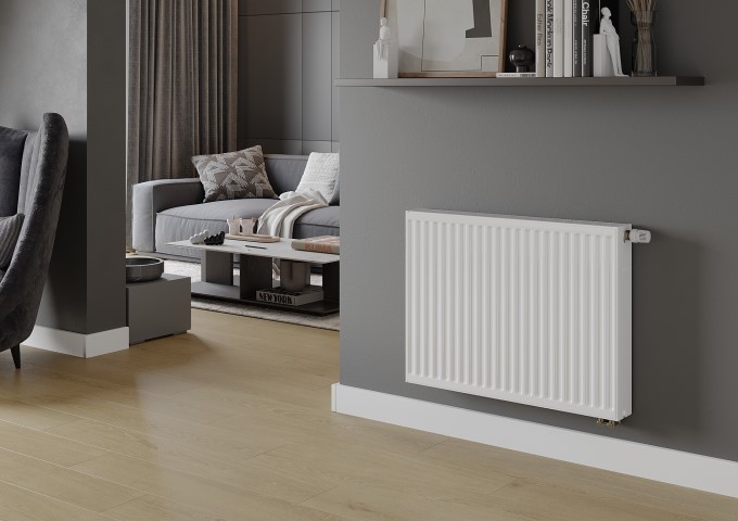 horisontaalne radiaator toas