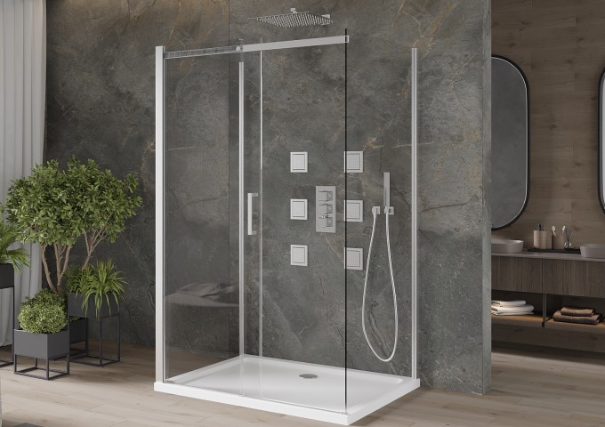 Seinadušikabiinid koos alusega 80x80