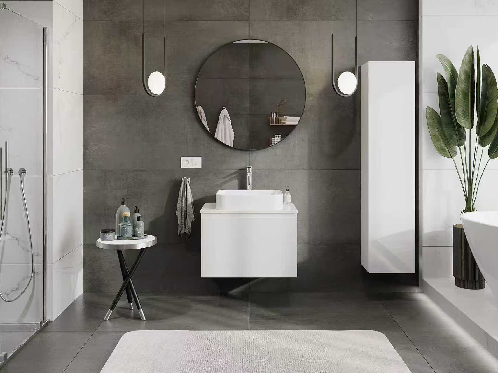 Minimalistlik modernne vannituba
